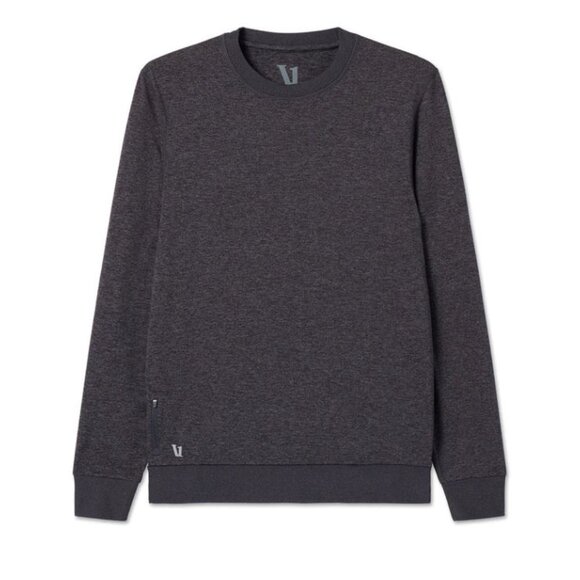 NWT! Vuori Men's Ponto Performance Crew | Charcoal Heather SMALL - Picture 5 of 12